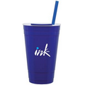 16 Oz. Blue Player Tumbler